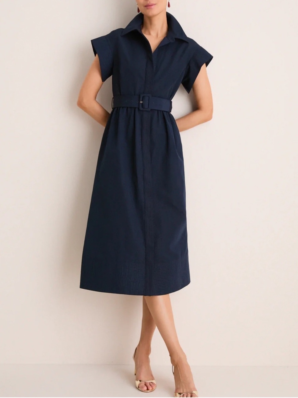 Tuckernuck Navy Chloe Dress NWT XS NO BELT